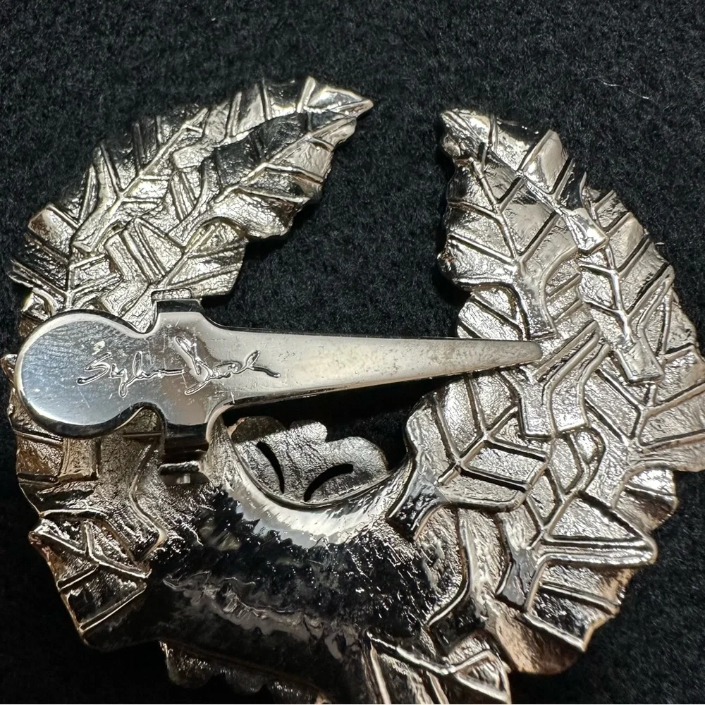 Sylvia Dahl Wreath Scarf Clip